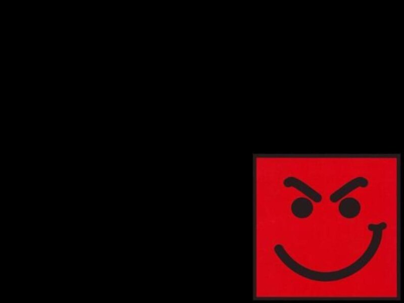 angry smiley face logo