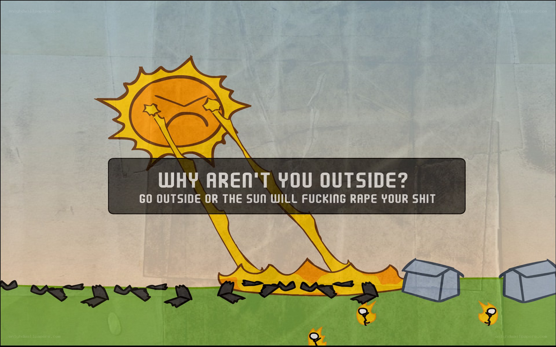 angry sun cartoon