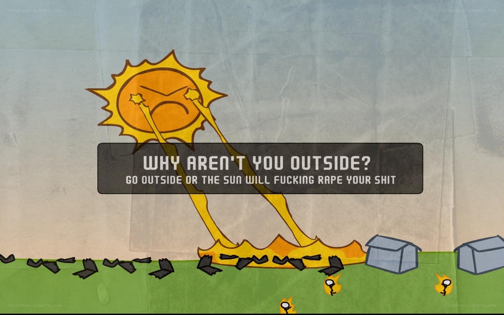 angry sun cartoon