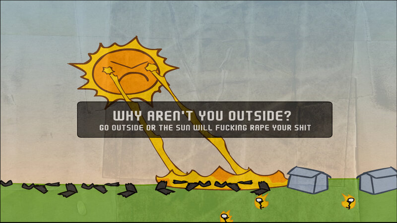 angry sun cartoon