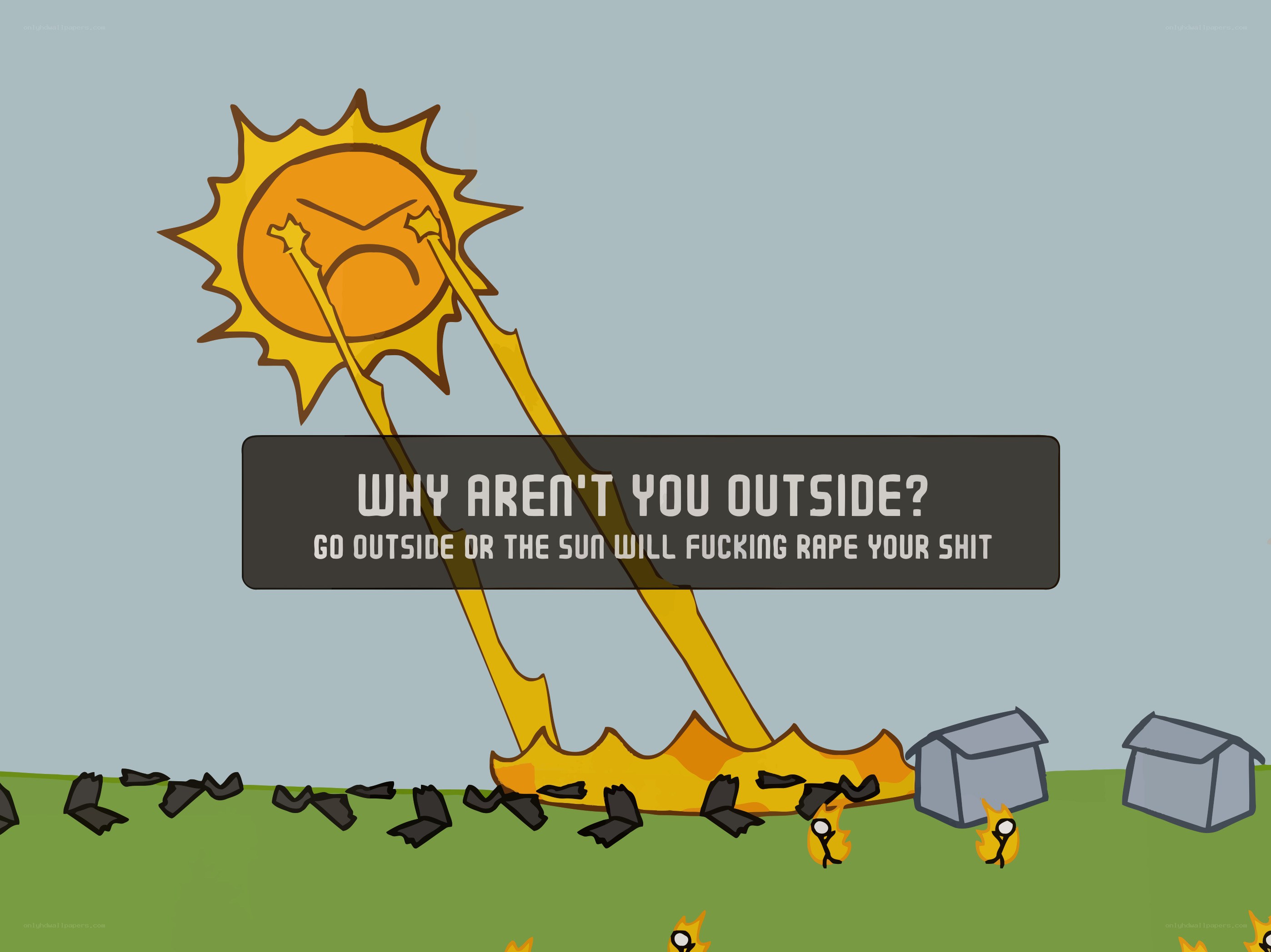 angry sun cartoon