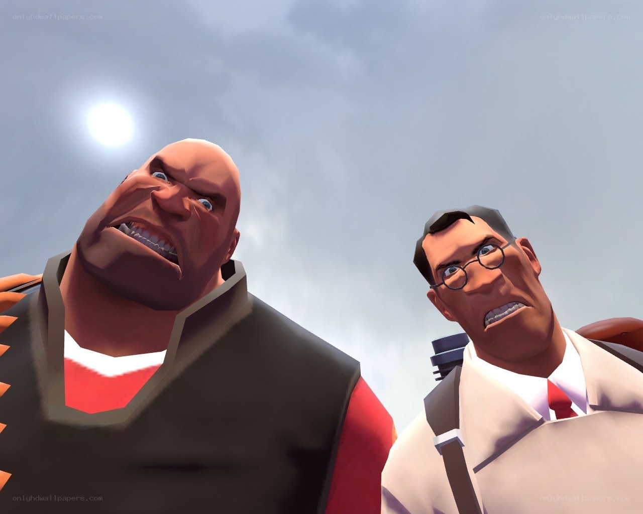 angry team fortress characters