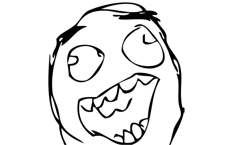 angry troll face