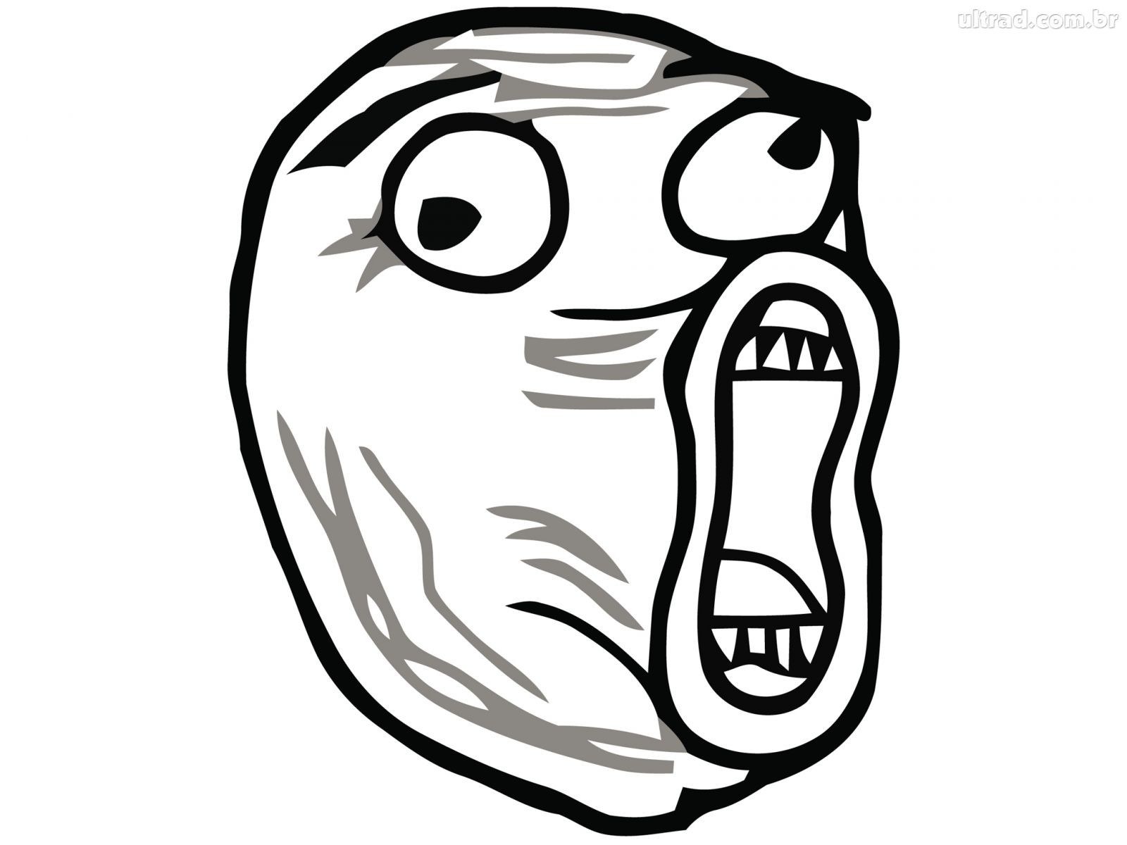 angry troll face meme
