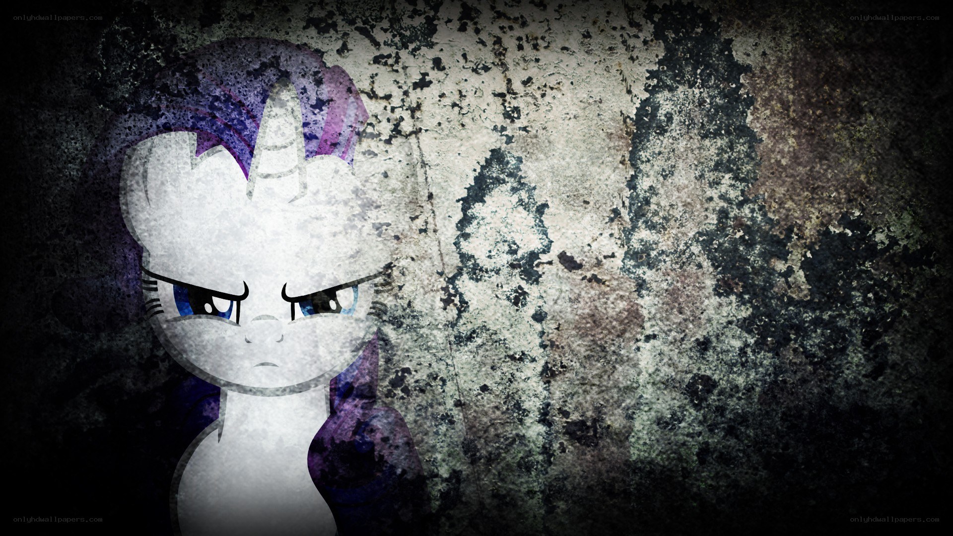 angry unicorn pony