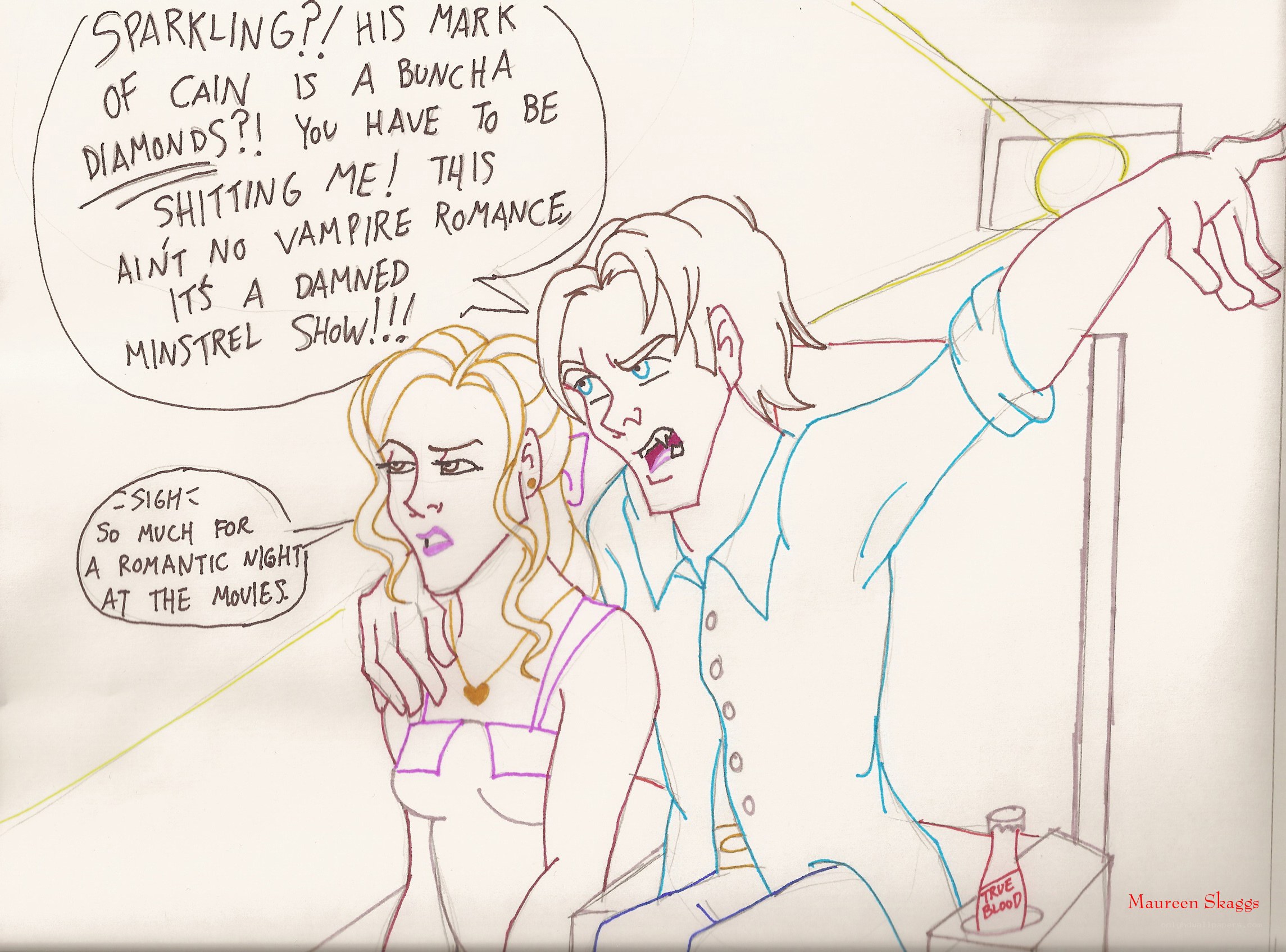 angry vampire couple