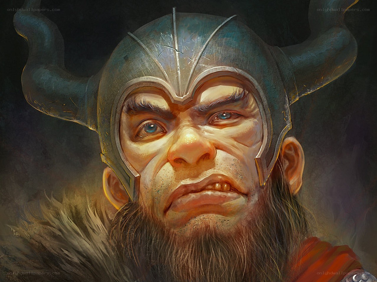 angry viking warrior
