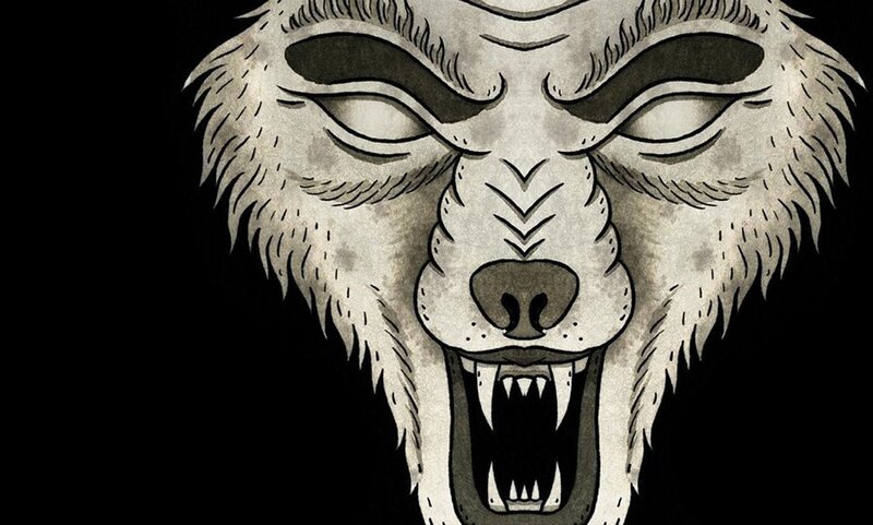 Angry Wolf Head