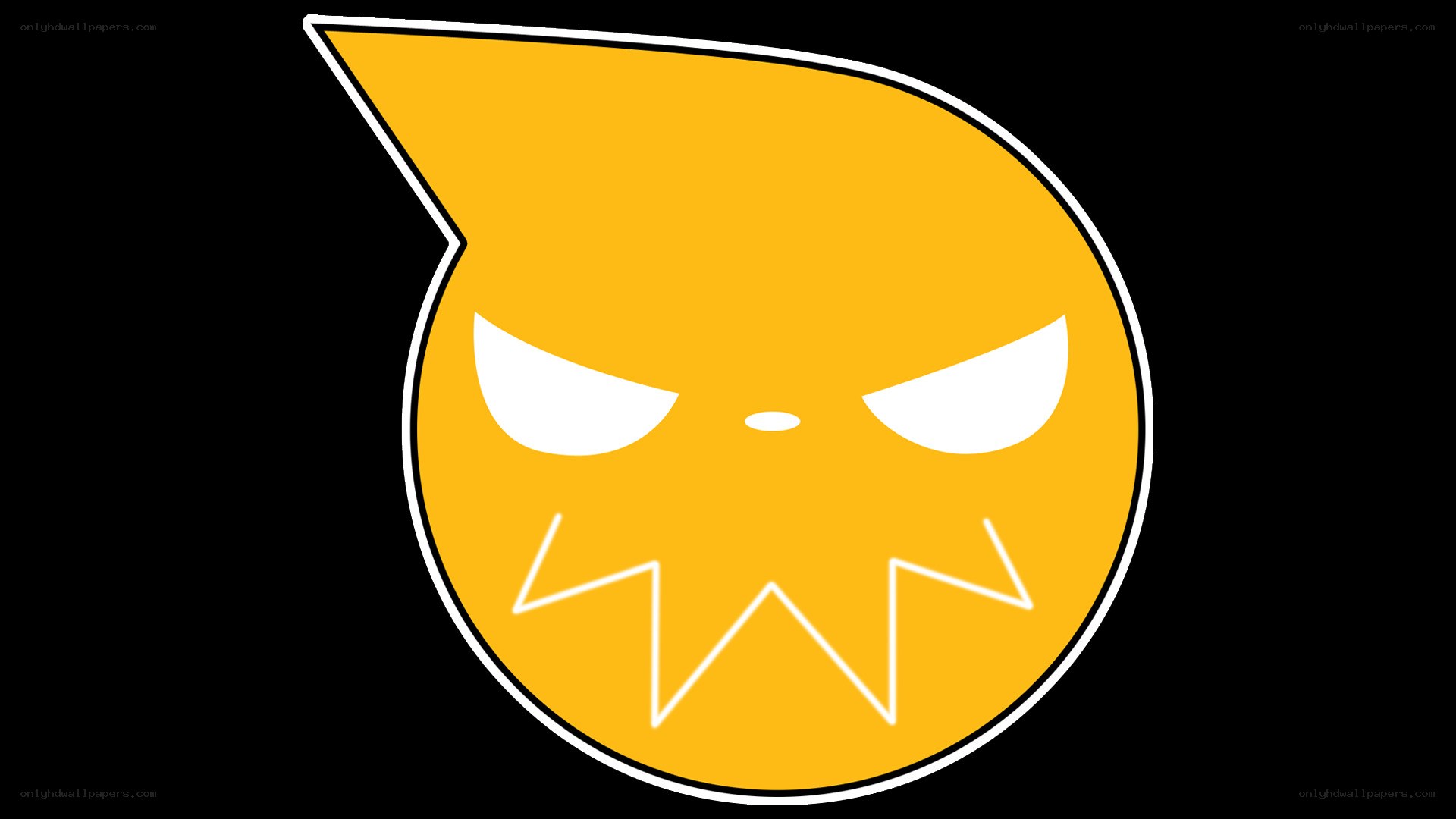 angry yellow character face