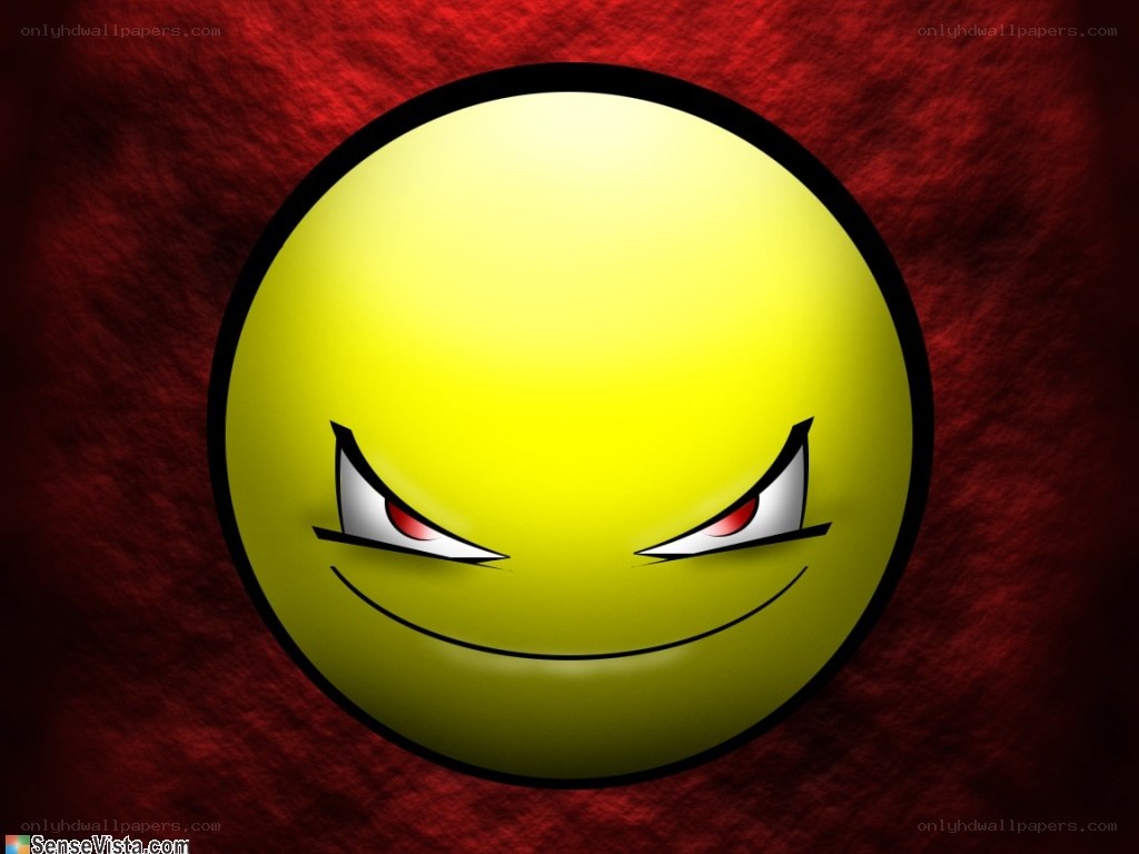angry yellow smiley face