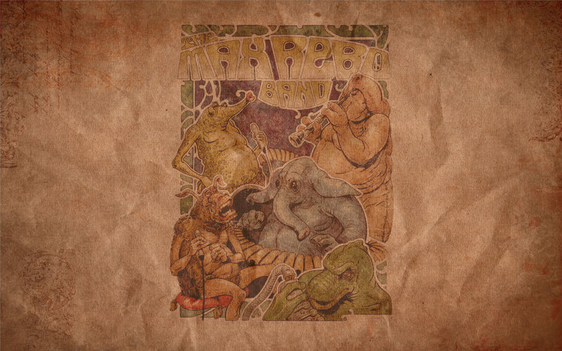 Animal Band Playing Music