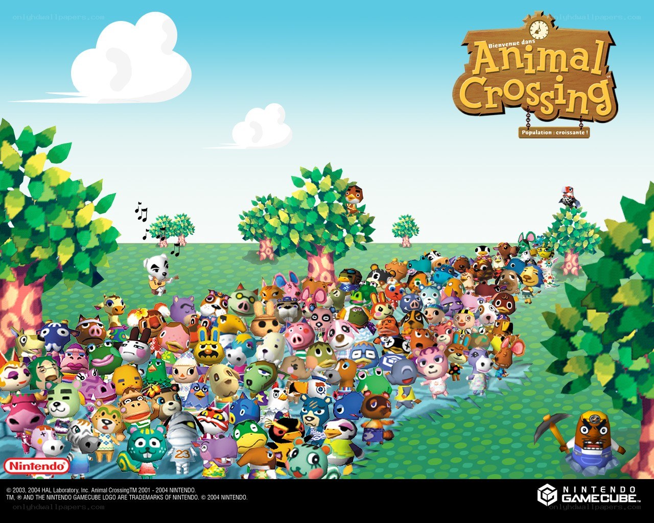 Animal Crossing character gathering