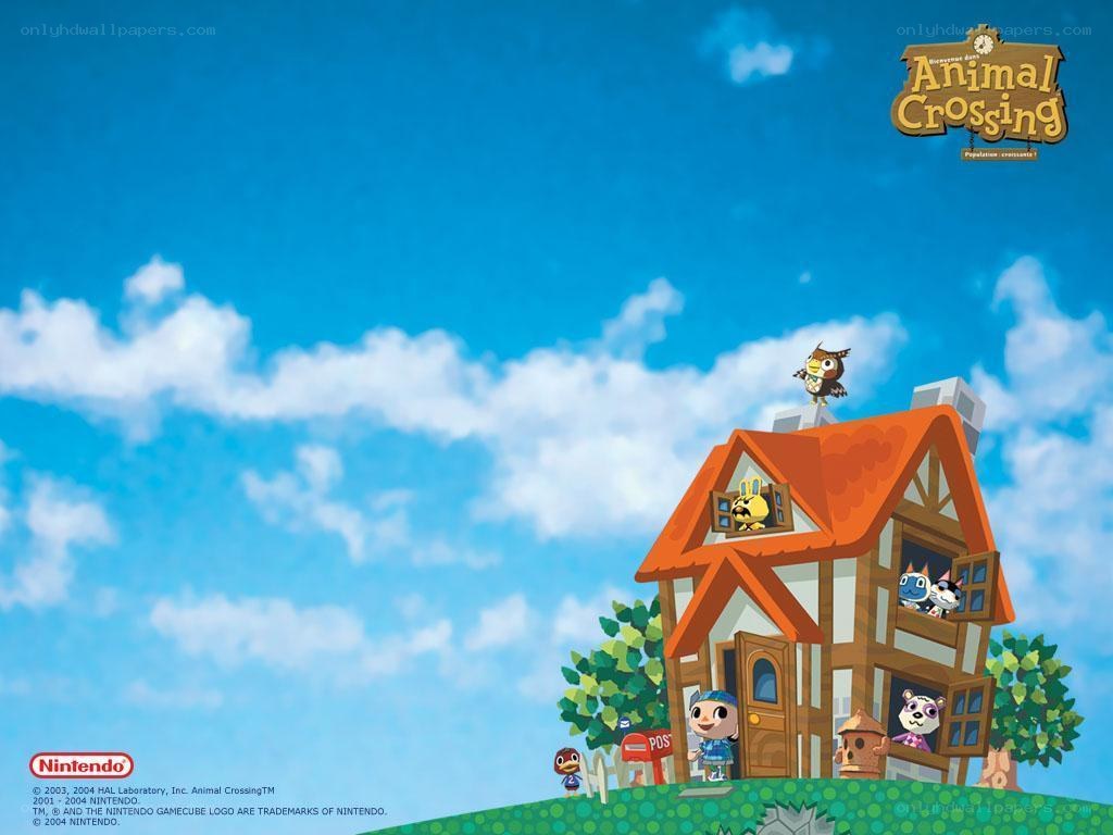 Animal Crossing house scene