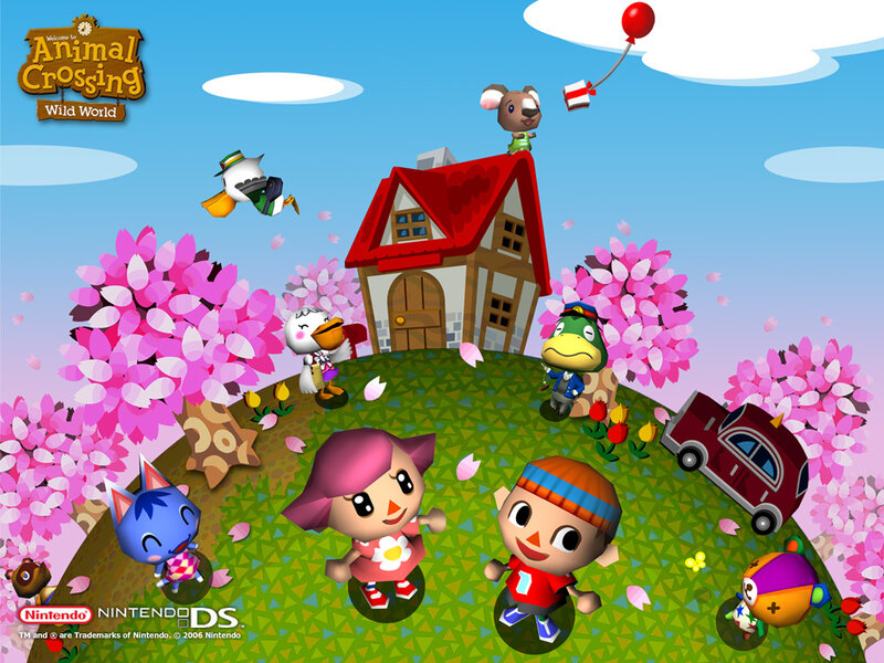 Animal Crossing: Wild World scene