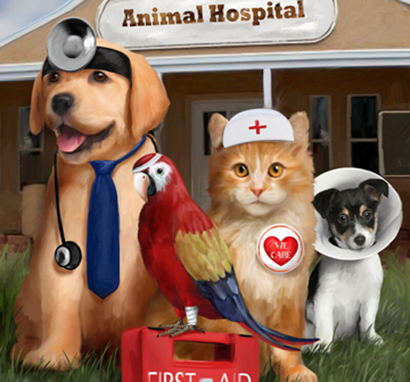 Animal Hospital Staff