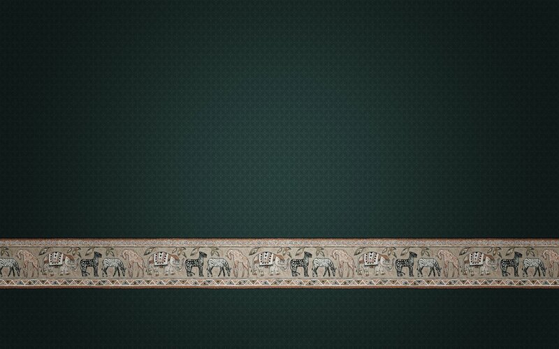 animal pattern border design