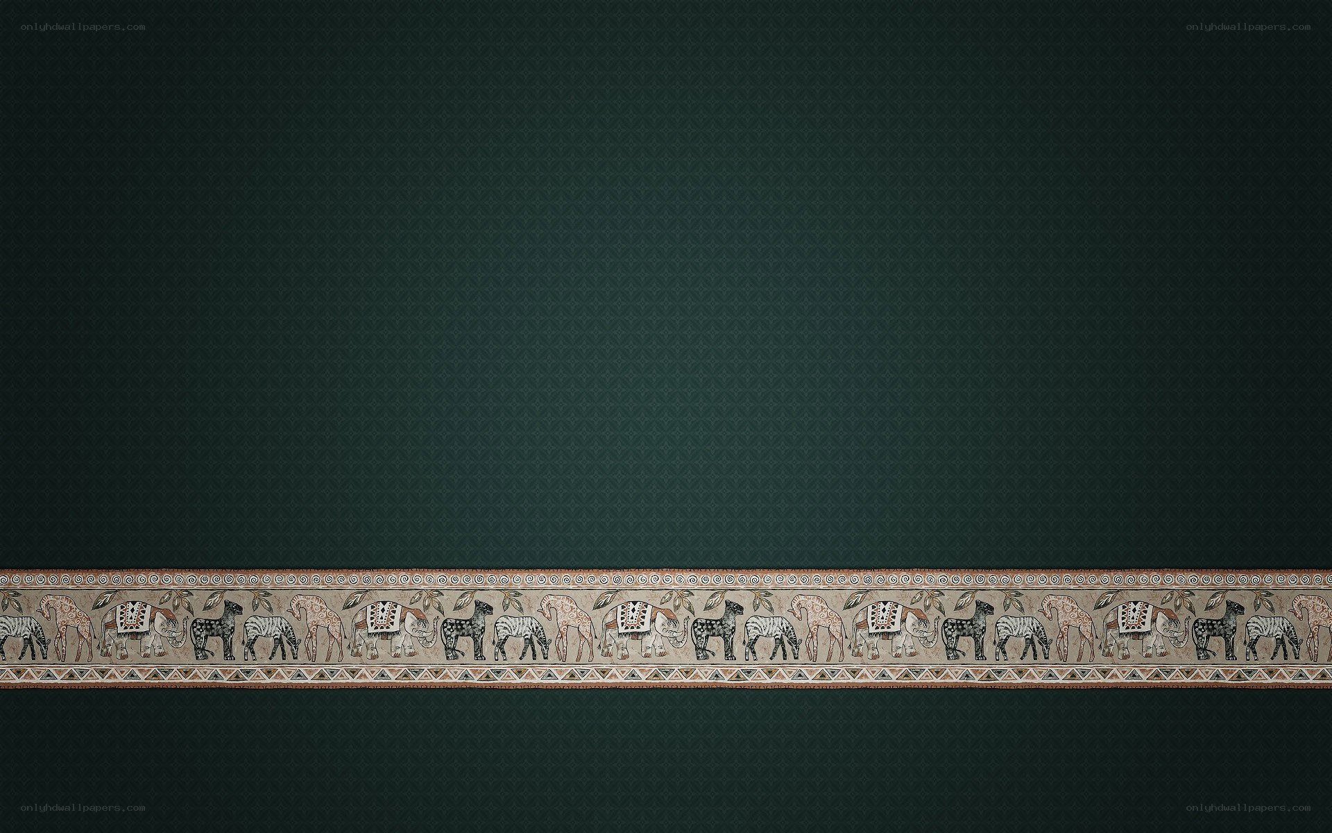 animal pattern border design