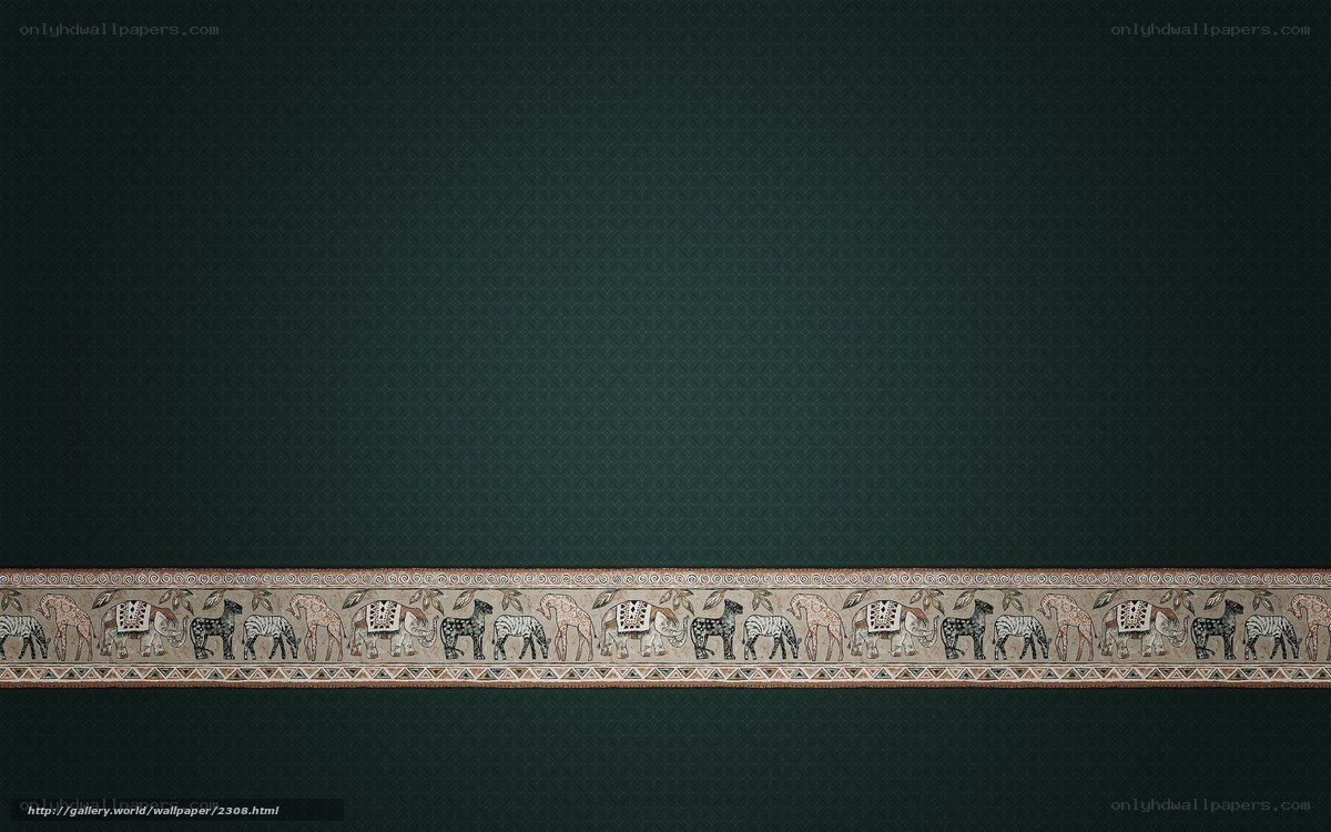 animal pattern border wallpaper