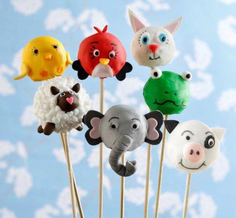 Animal-shaped Cake Pops