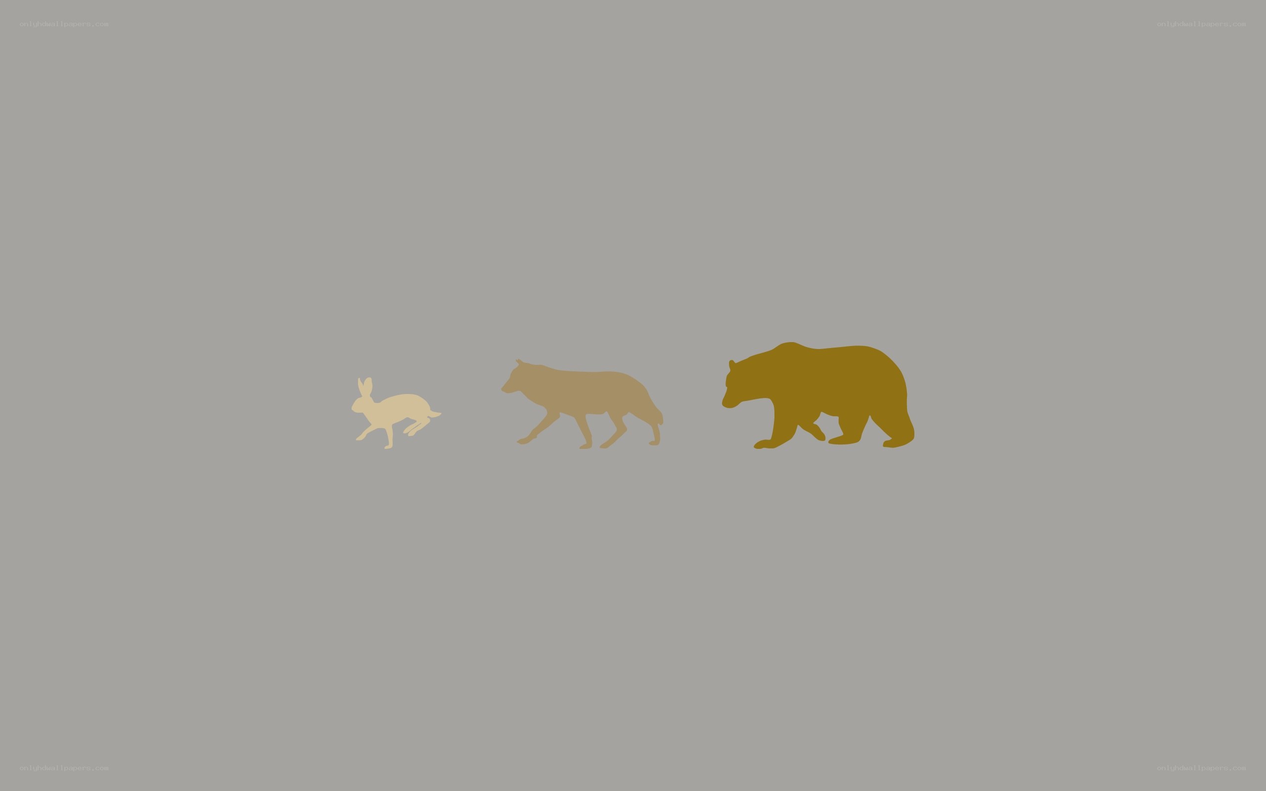 animal silhouettes in a row