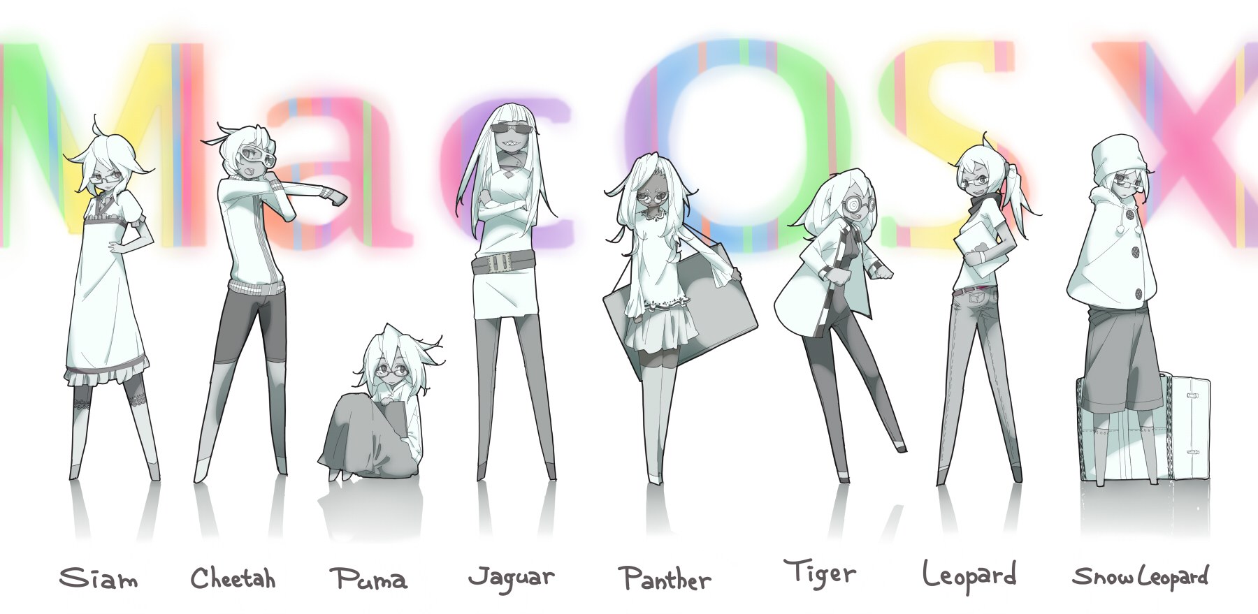 Animal-themed character designs