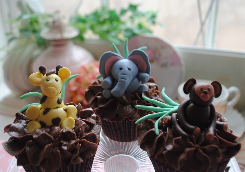 Animal-themed Cupcakes