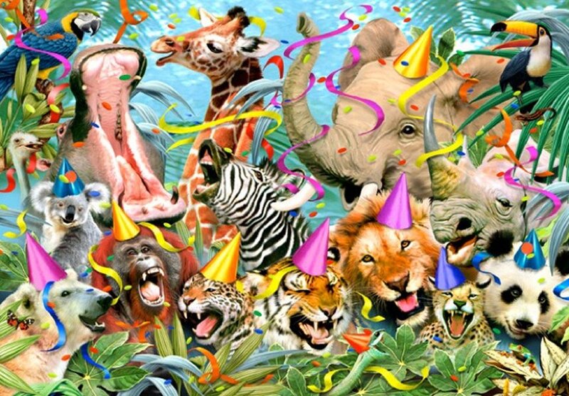 Animals at a Party