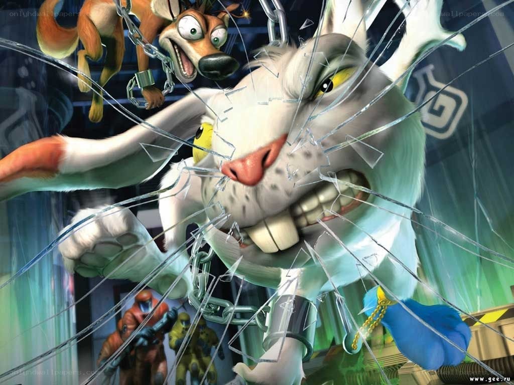 Animals breaking glass