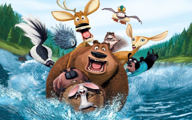 animals in a raft adventure