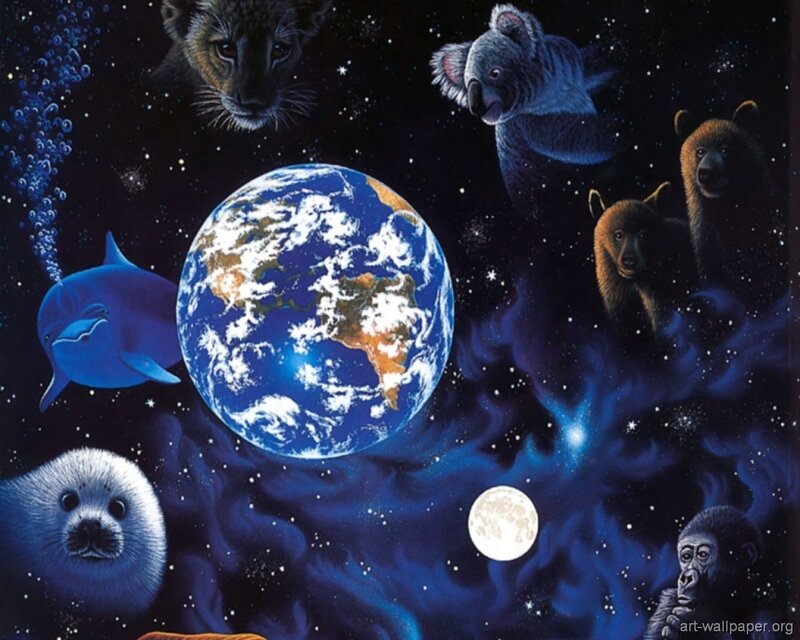 Animals in Space — Blue