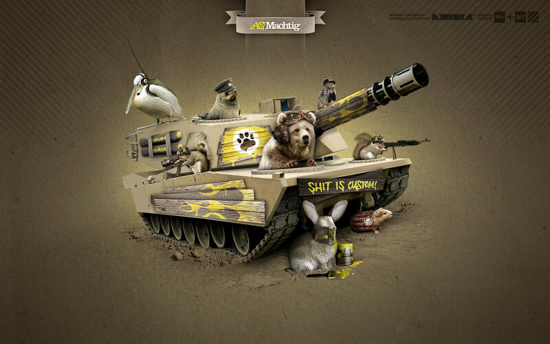 Animals on Tank