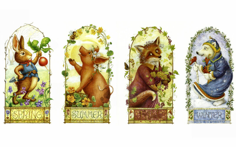 Animals Representing Seasons