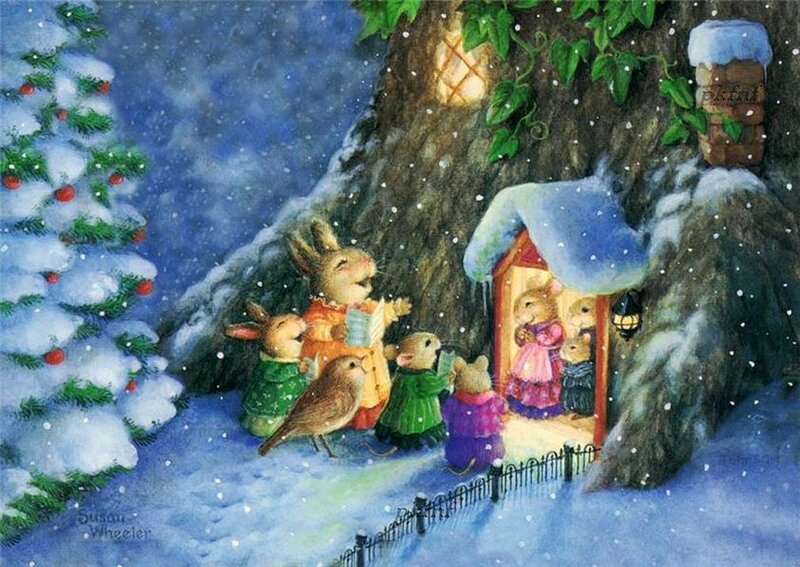 Animals Singing Carols