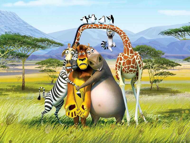 Animated Animals in Savanna