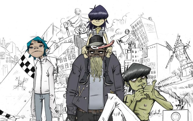 Animated Band Members — Black, Chaotic