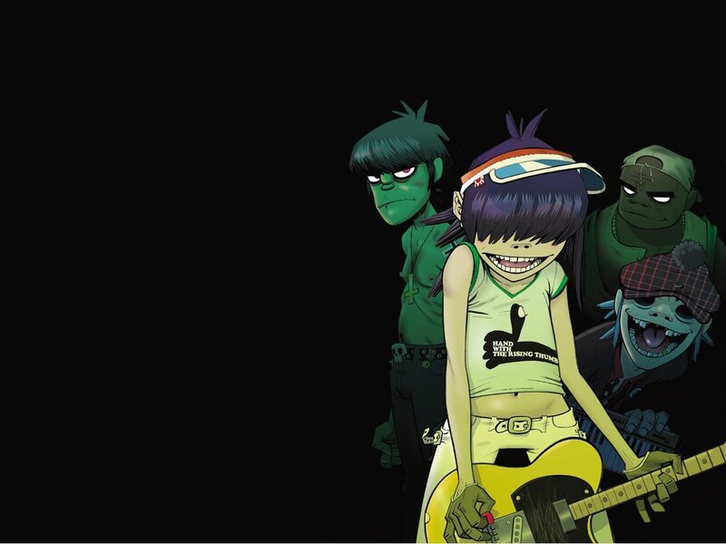 Animated Band Members — Black, Dark, Anime
