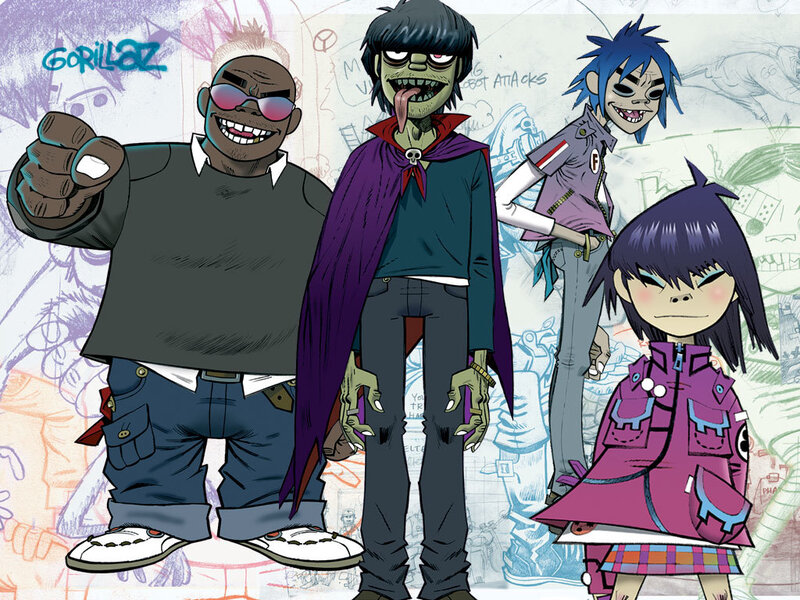 Animated Band Members — Purple, Edgy