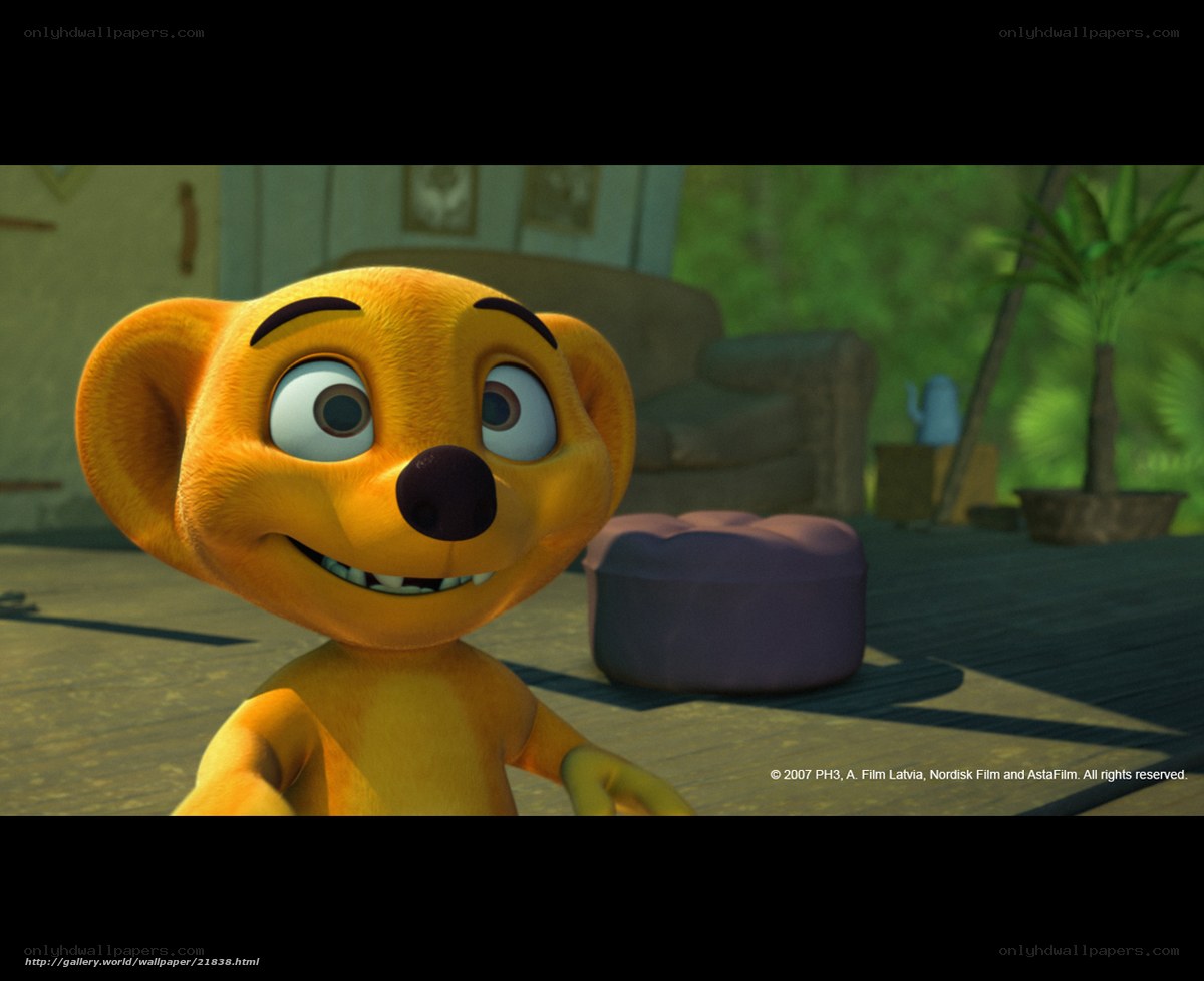 animated bear character