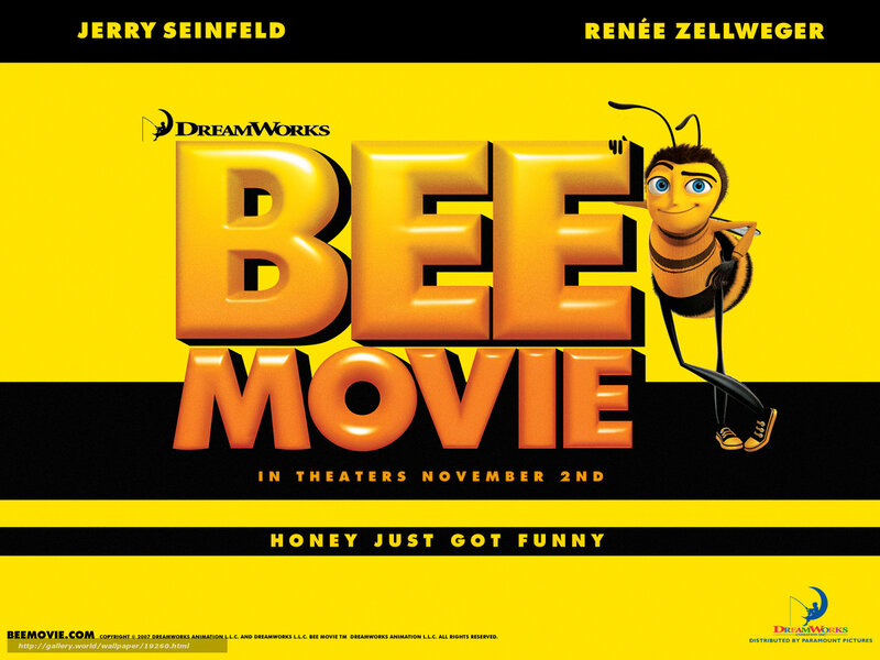 Animated Bee Character — Yellow, Humorous