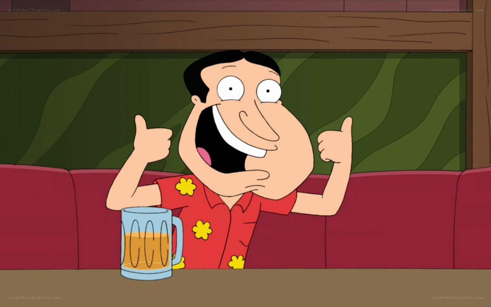animated character giving thumbs up