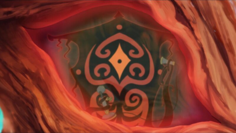 Animated Character in Cave