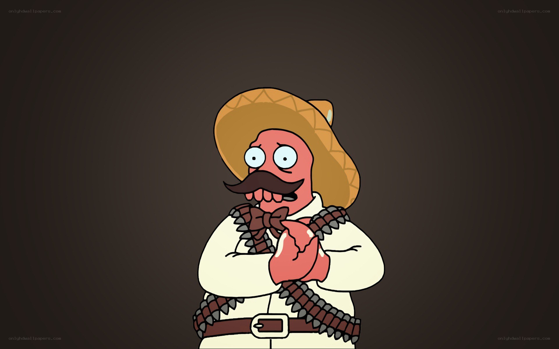 animated character in sombrero