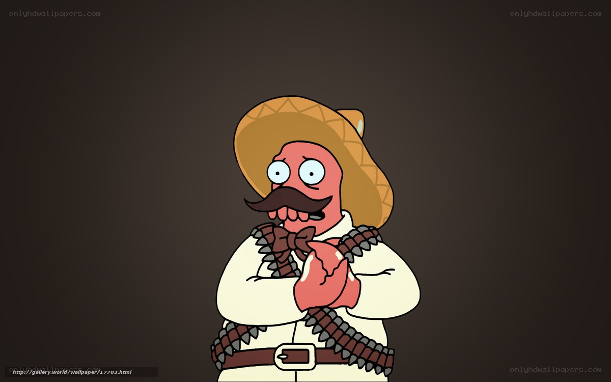 animated character in sombrero