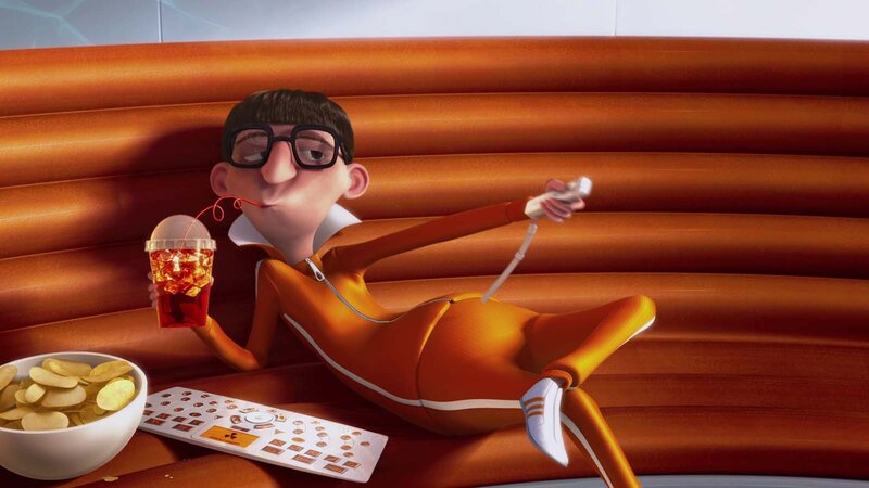 Animated Character Lounging
