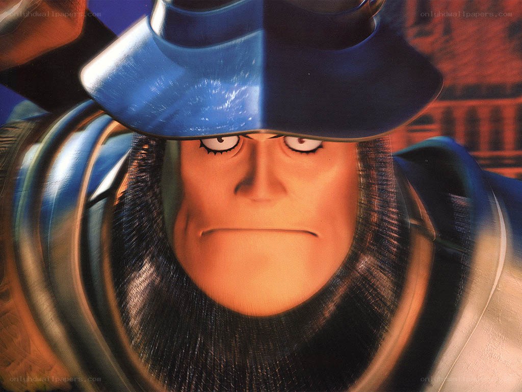 animated character with blue hat