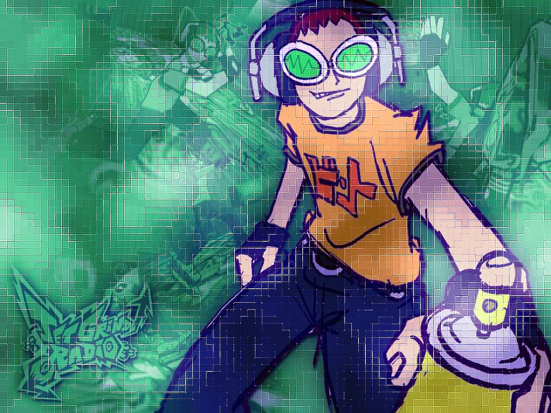 Animated Character with Headphones