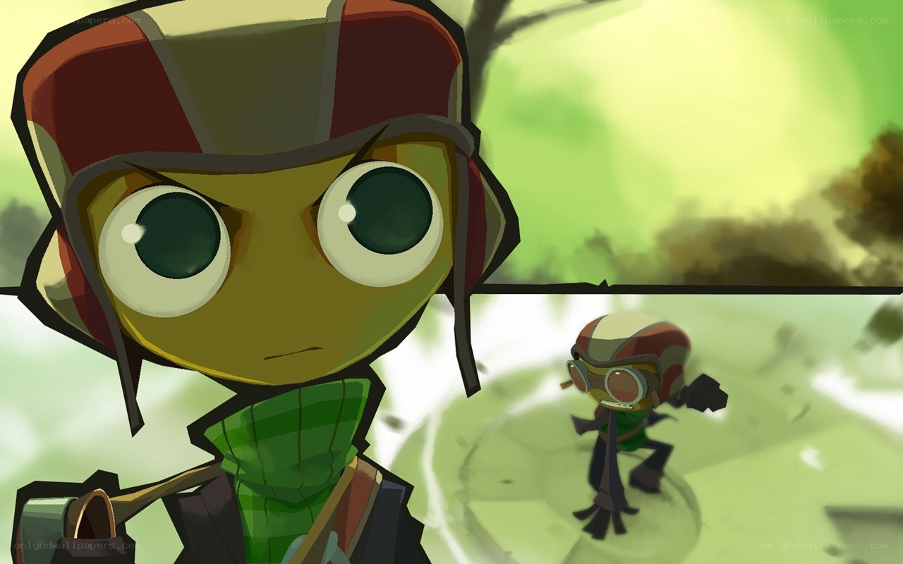 Animated character with helmet