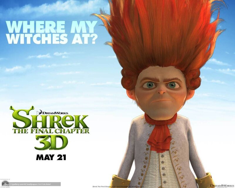 Animated Character with Red Hair — Blue