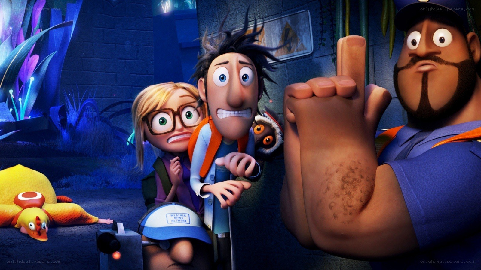 animated characters in a dark tunnel