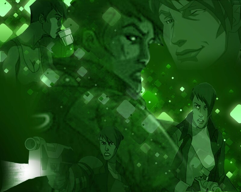 Animated Characters in Green